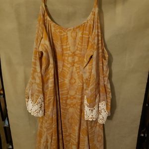 Mustard color dress